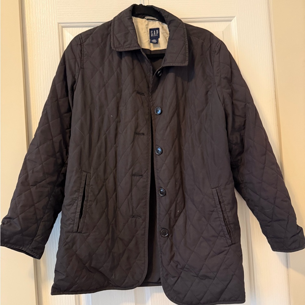 GAP Men's Black Quilted Jacket